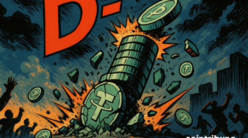 S&P Downgrades USDT to Worst Possible Rating: Should We Fear the Collapse of the Market's Largest Stablecoin?